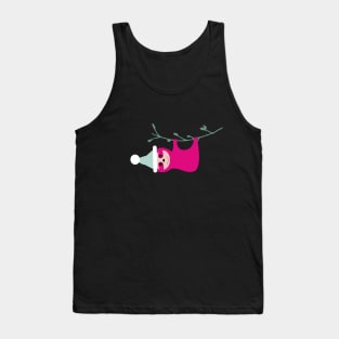 Christmas Sloth Tank Top